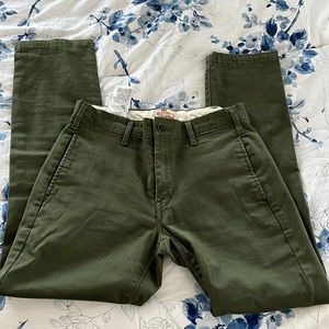 Levi’s 29x30 Slim Chinos Green NWOT 511 24888